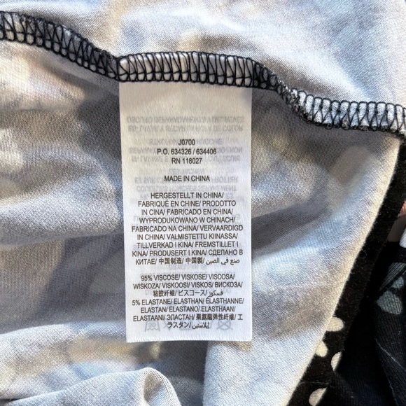 Boden Lavinia Jersey Floral Wrap Midi Dress Black Daisy Tie Waist Size 10💛 - Picture 8 of 10